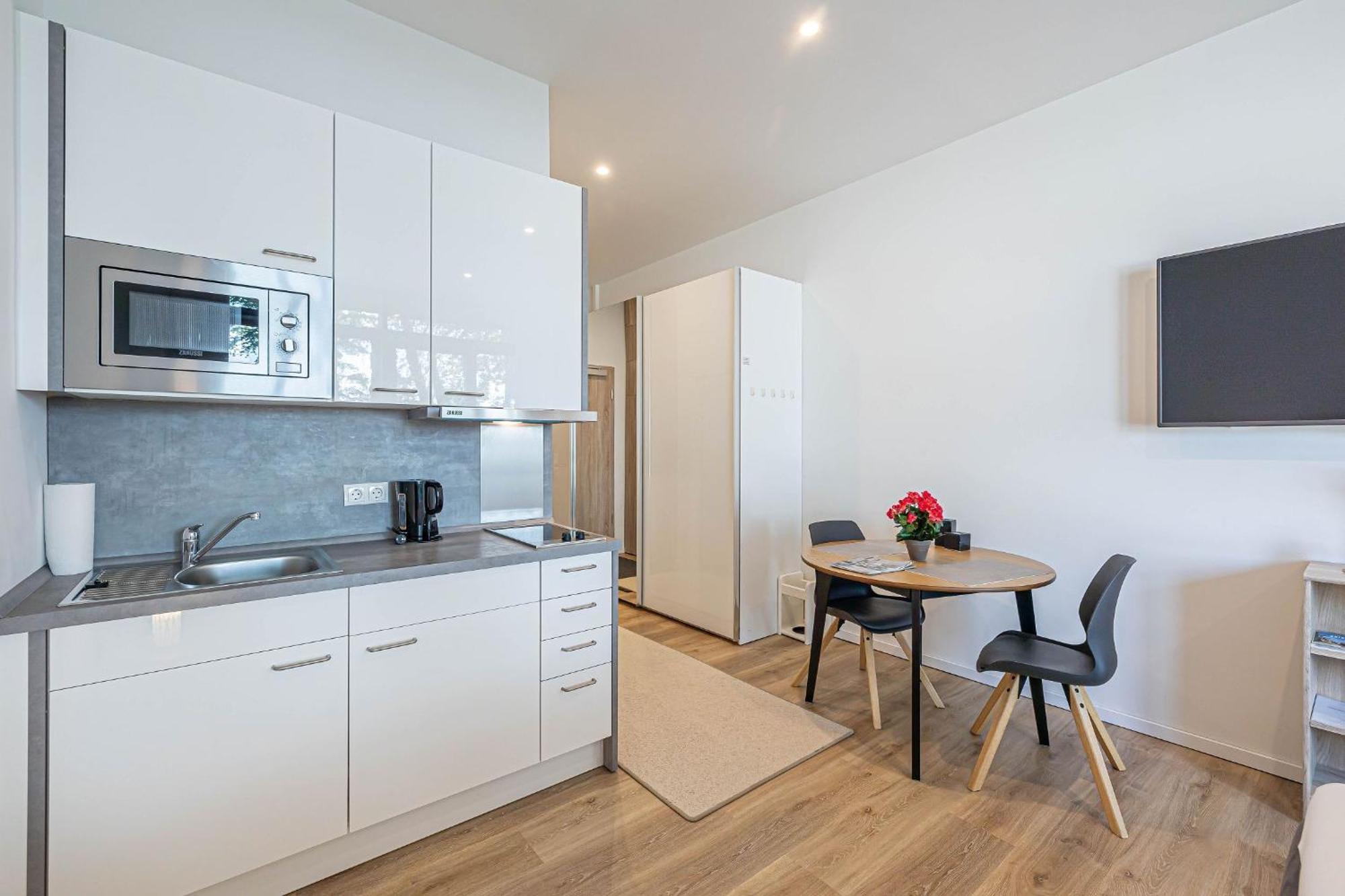 Fewo1846 Intermar - Leichte Brise - Modernes Studioapartment Mit Meerblick Glücksburg Exterior foto